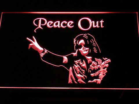 Michael Jackson Peace Out LED Neon Sign